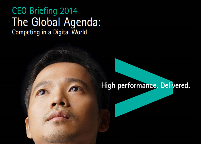 Portada del reporte CEO Briefing 2014