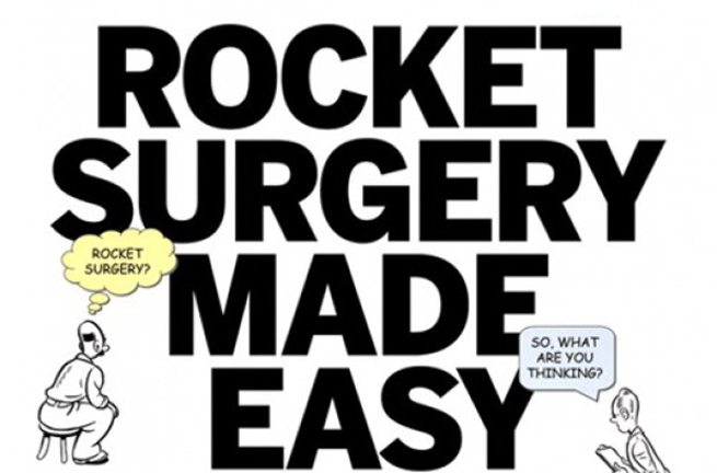 Portada del libro Rocket Surgery made easy