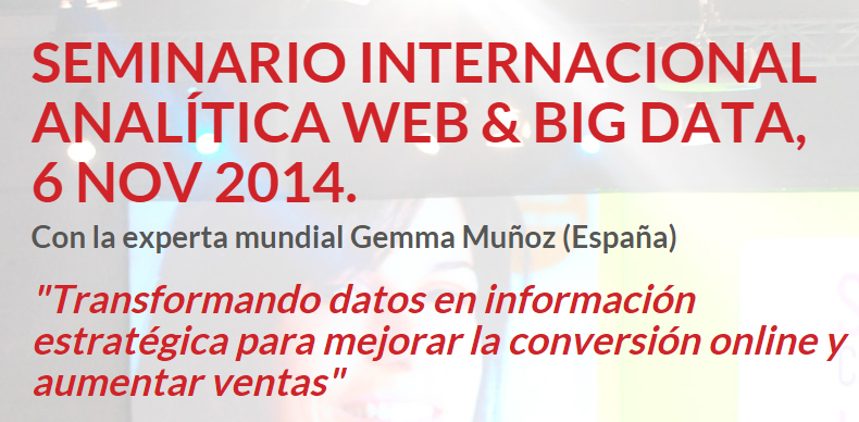 Afiche Seminario Internacional Analítica Web