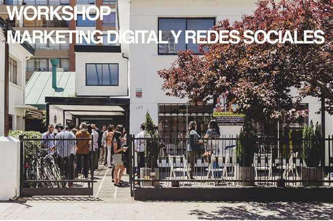 Afiche del workshop Marketing Digital y Redes Sociales 