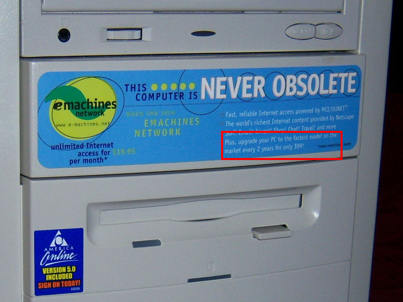 never obsolete computer