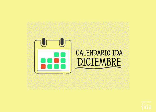 Calendario IDA diciembre