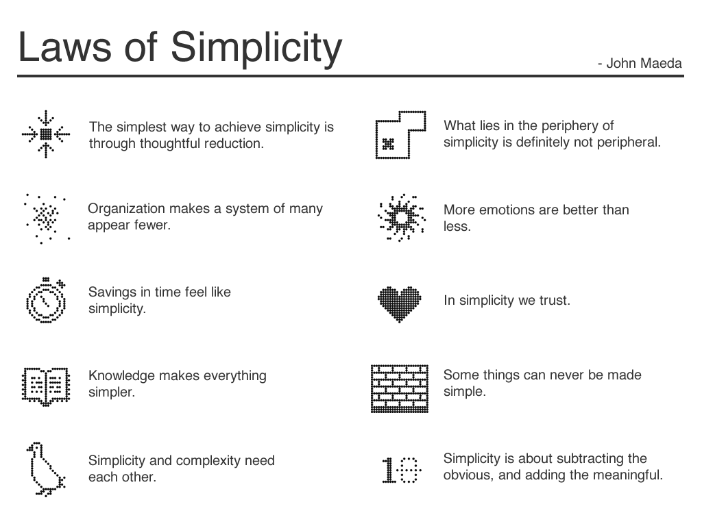 Simplicidad y efectividad