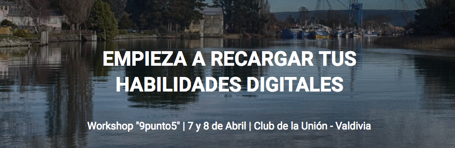 workshop sobre habilidades digitales en Valdivia