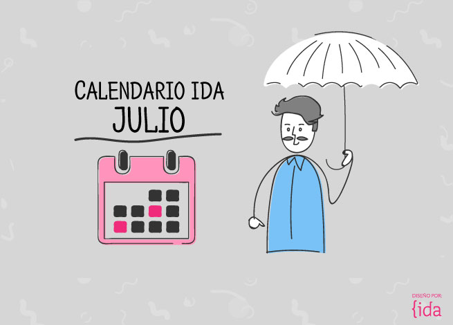 Calendario de eventos de julio sobre tecnología