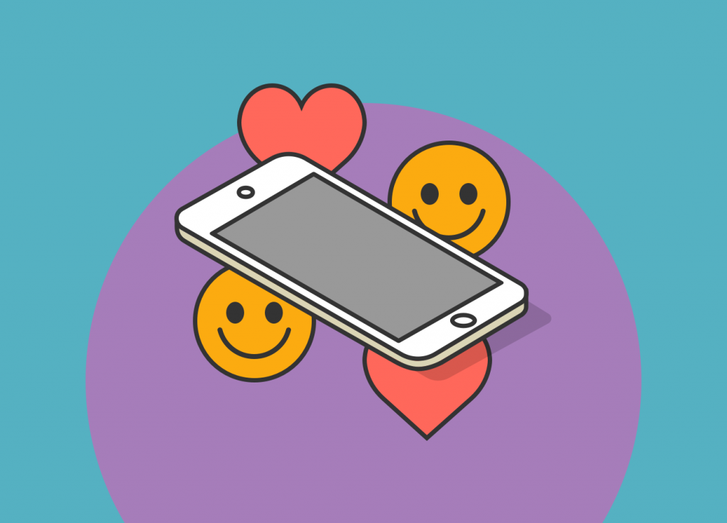 Ilustración sobre "Emojis como un nuevo lenguaje para el marketing"