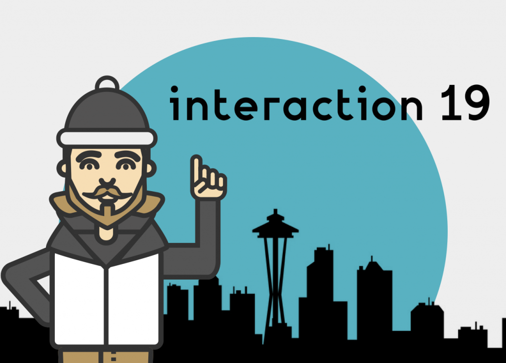Ilustración para artículo sobre la semana del diseño de interacción 2019