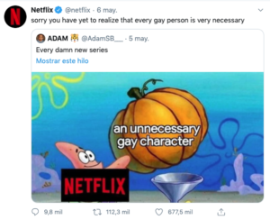 Respuesta tweet Netflix