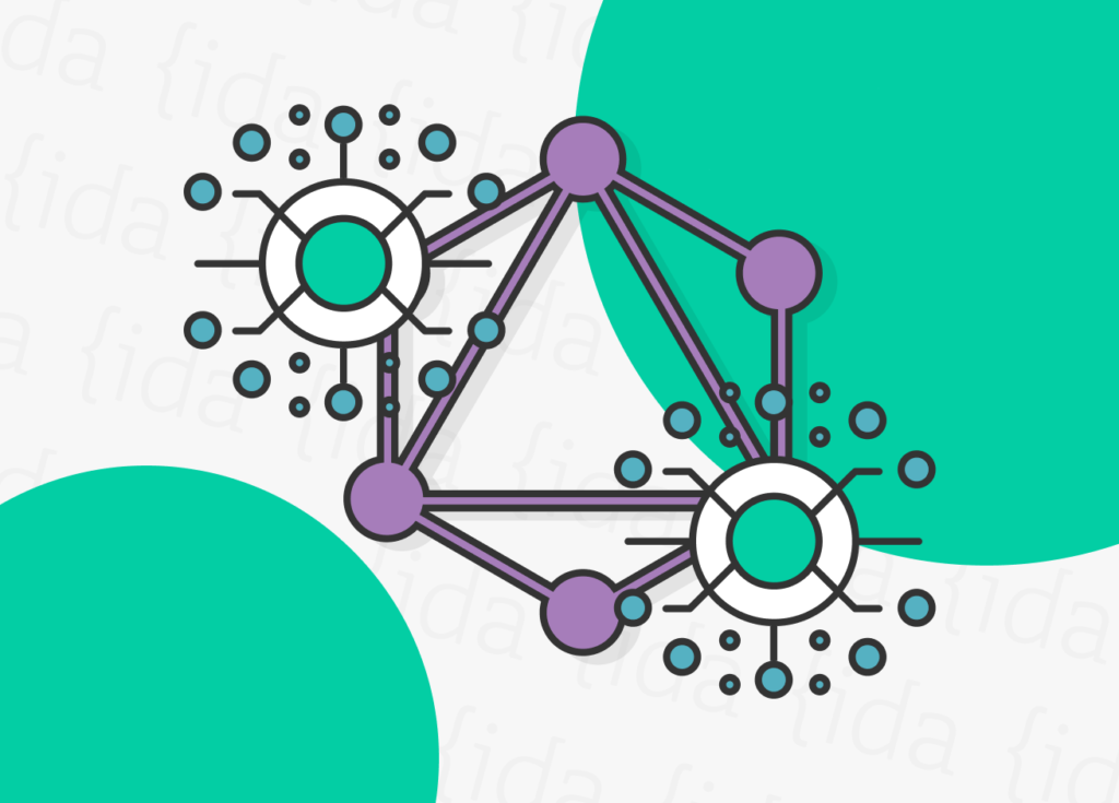 Células y círculos representan la incorporación de API GraphQL en Blog IDA.