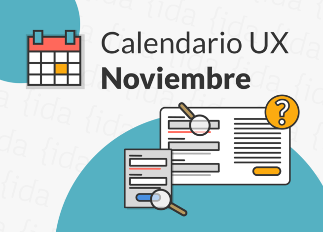 Calendario de eventos UX durante noviembre.
