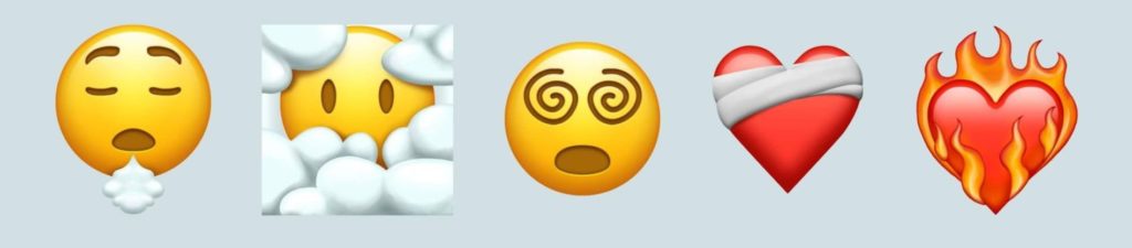 Nuevos emojis 2021 Unicode.