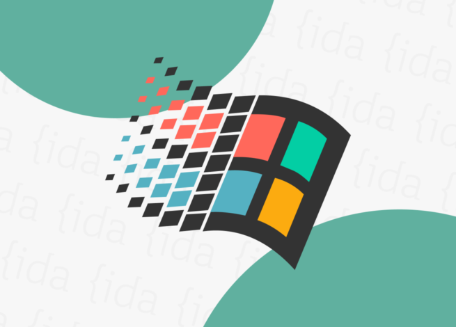 Logo de Windows 95.