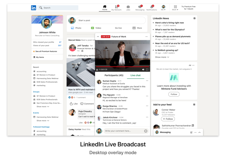 LinkedIn-Live-Broadcast